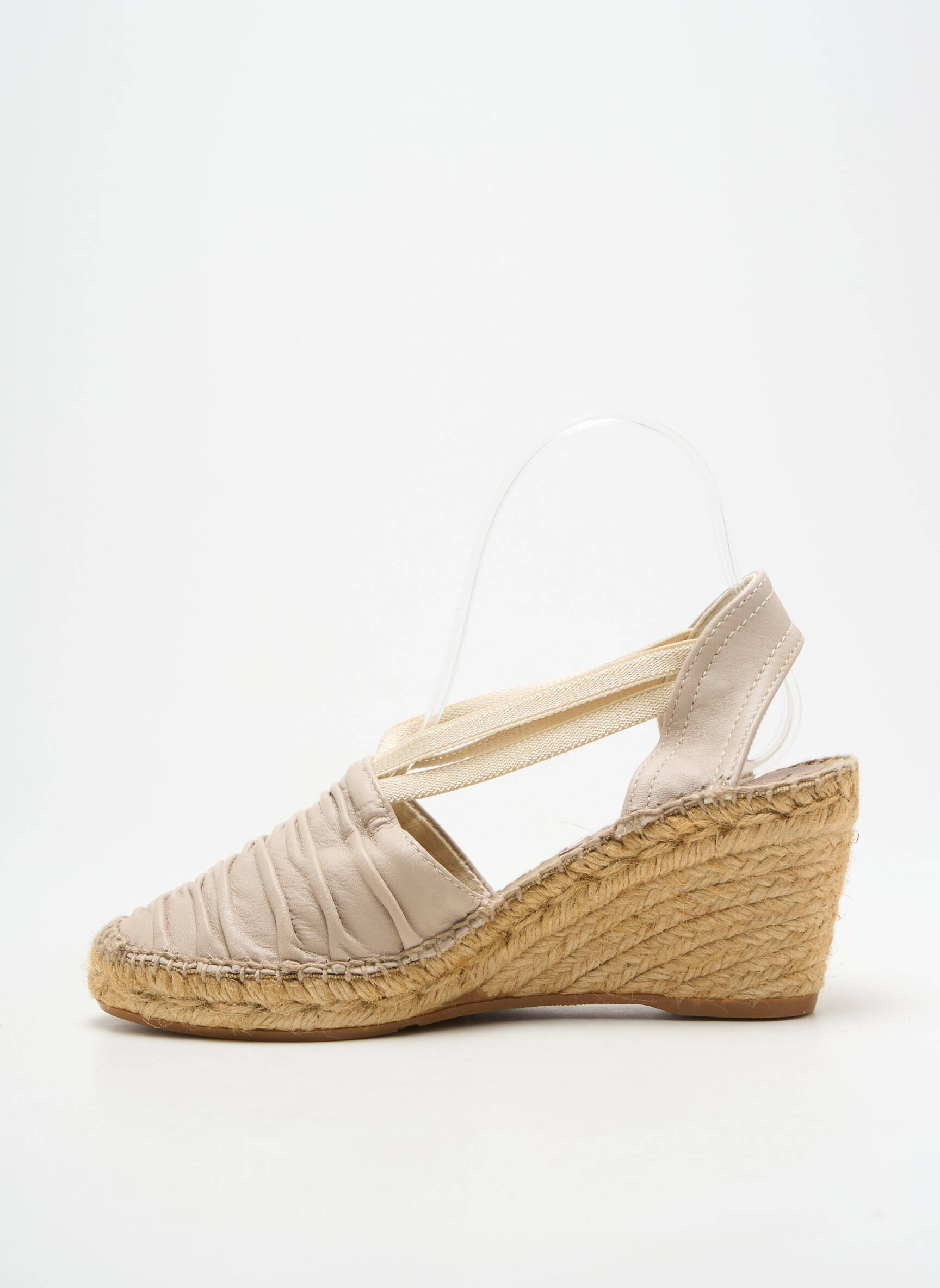 Espadrilės apvalus mygtukas kulnas nuo 7 iki 9 cm bežinis MONTANE moteris