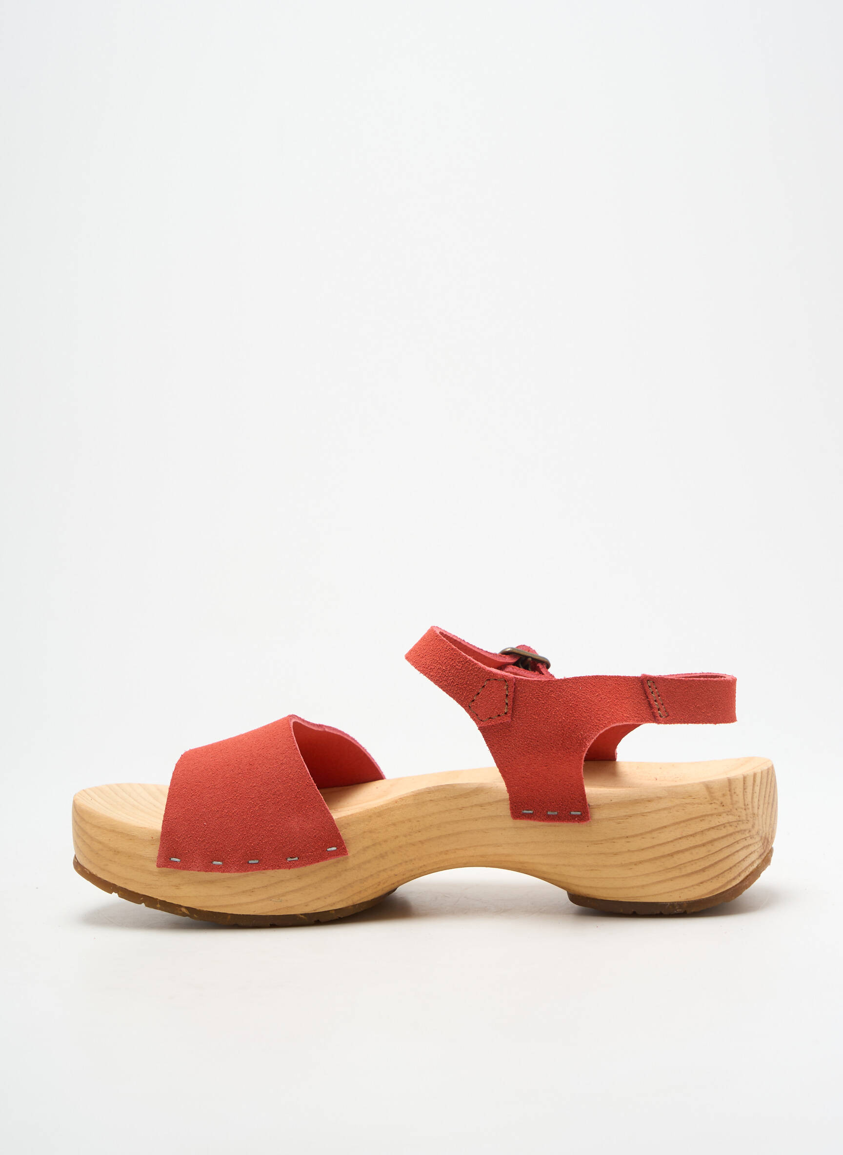 Sandalai/nu pėdos užsegimas kilpa(s) kulnas nuo 4 iki 6 cm raudona EL NATURALISTA moteris