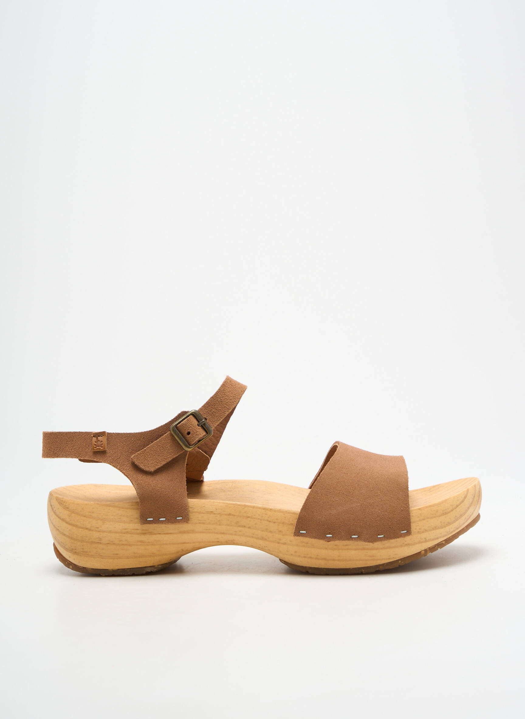 Sandalai/nu pėdos užsegimas kilpa(s) kulnas nuo 4 iki 6 cm rudas EL NATURALISTA moteris