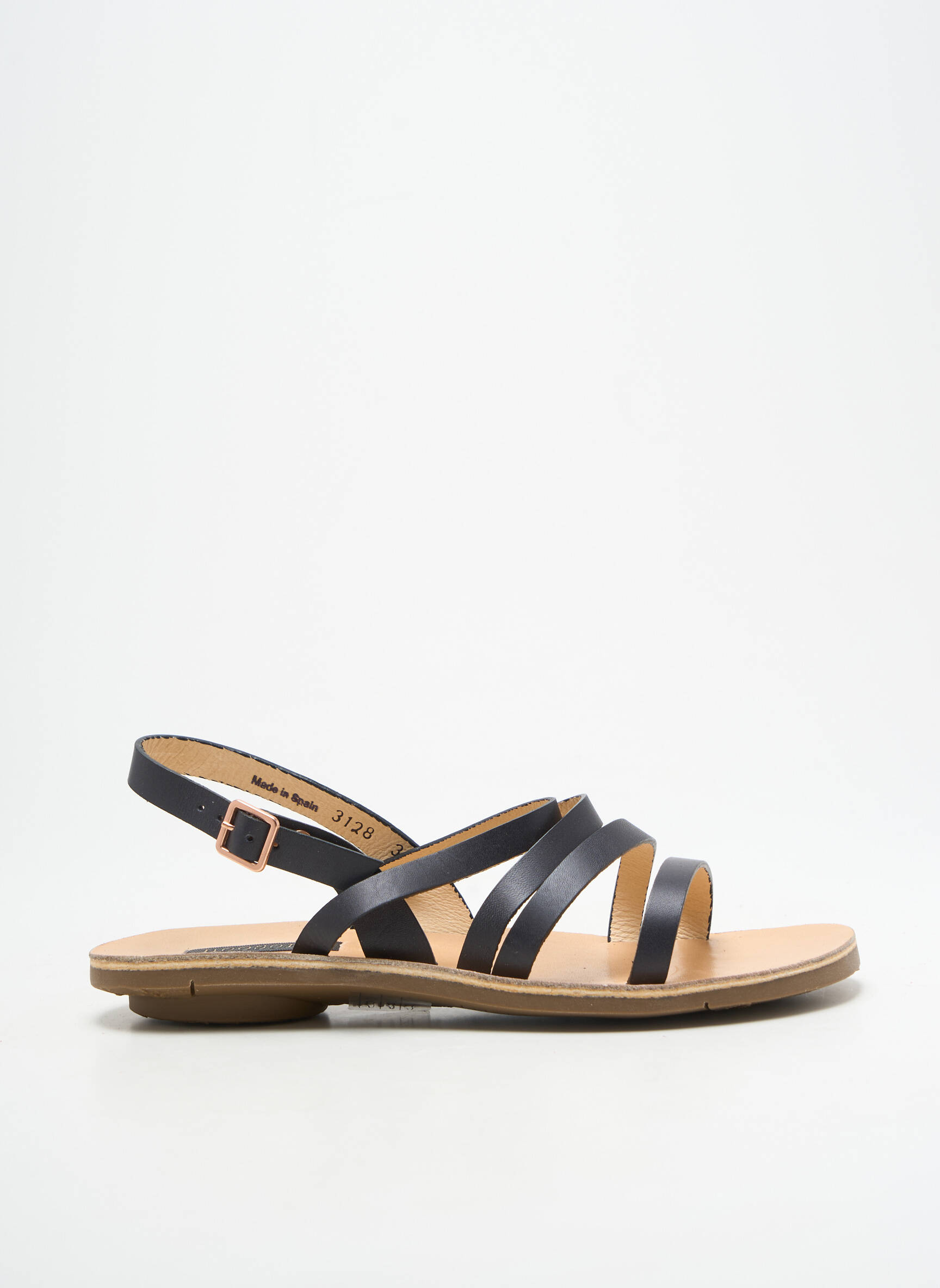 Sandalai/nu pėdos chiquet plokščias kulnas iki 3 cm juodas NEOSENS moteris