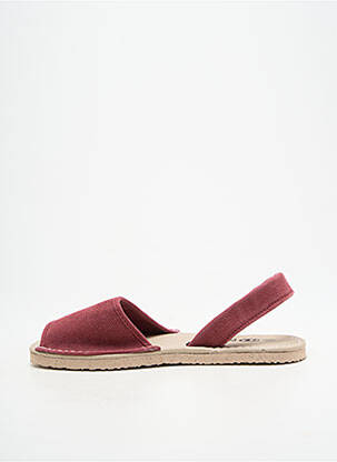 Sandalai/nu pėdos atvira pabaiga plokščias kulnas iki 3 cm violetinis NATURAL WORLD moteris