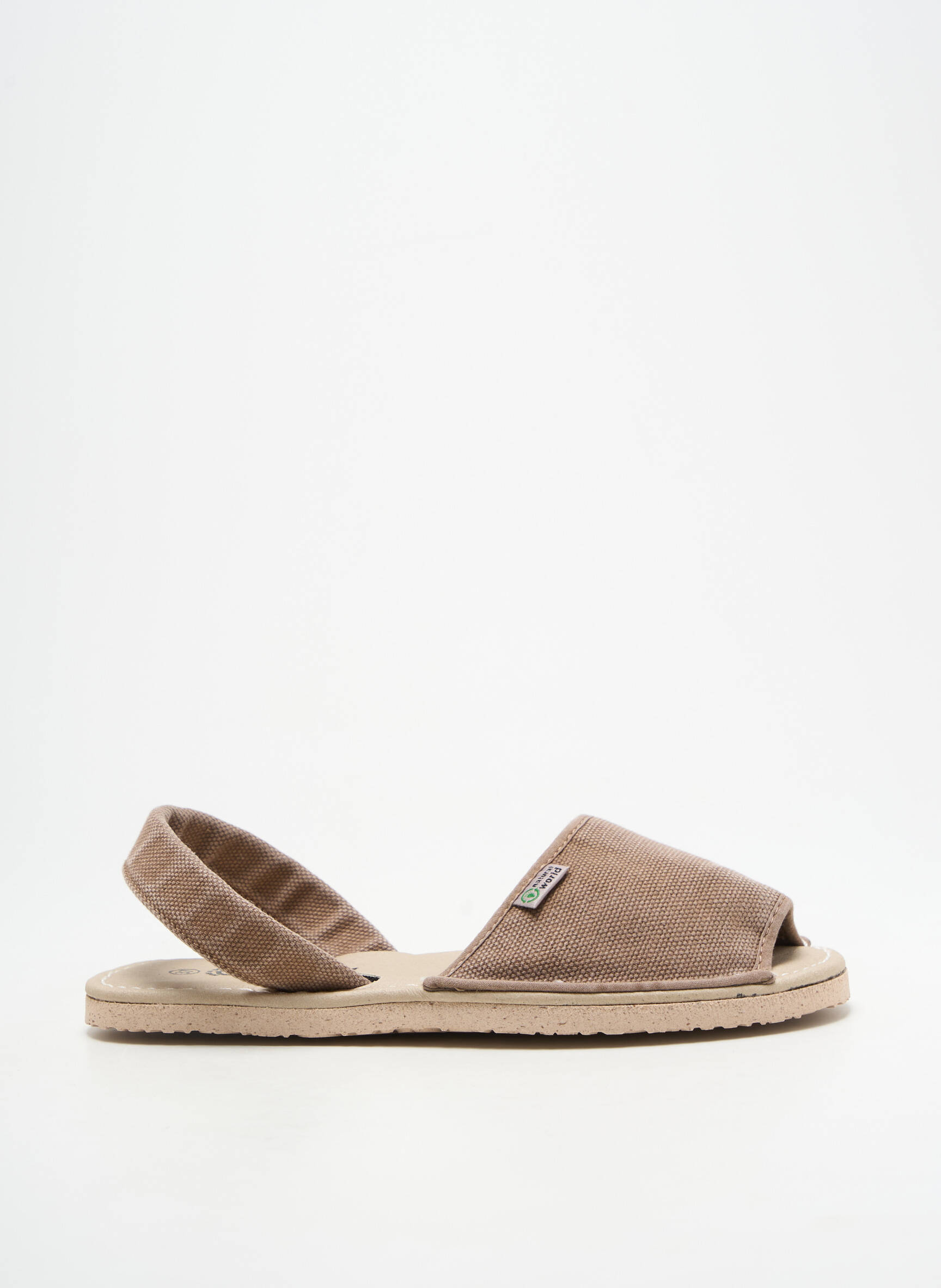 Sandalai/nu pėdos atvira pabaiga plokščias kulnas iki 3 cm bežinis NATURAL WORLD moteris
