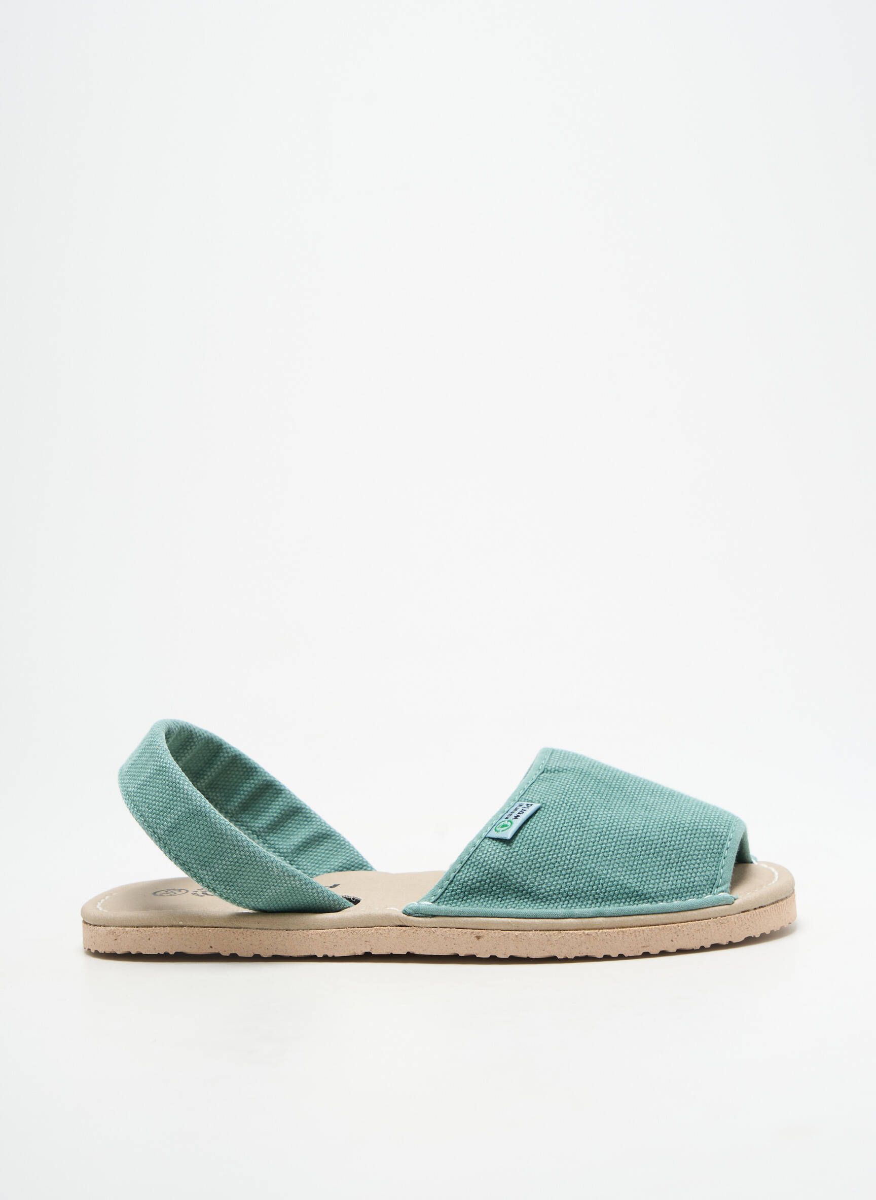 Sandalai/nu pėdos atvira pabaiga plokščias kulnas iki 3 cm mėlyna NATURAL WORLD moteris