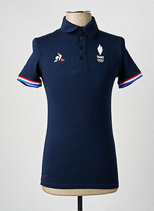 Polo sietspausdinimas trumpas rankovės mėlyna LE COQ SPORTIF vyras