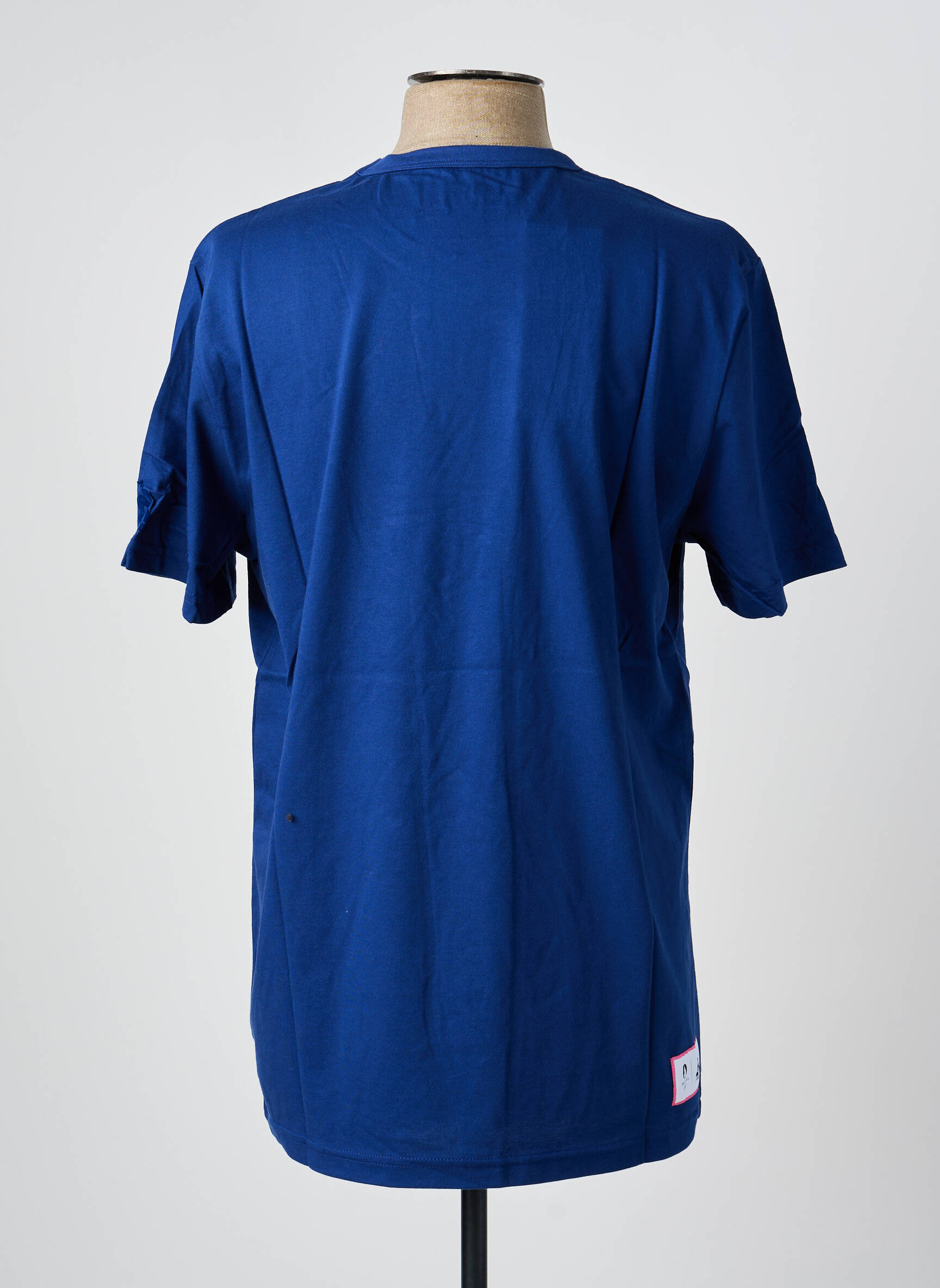 T-marškinys tiesi kirpimas trumpas rankovės mėlyna LE COQ SPORTIF vyras