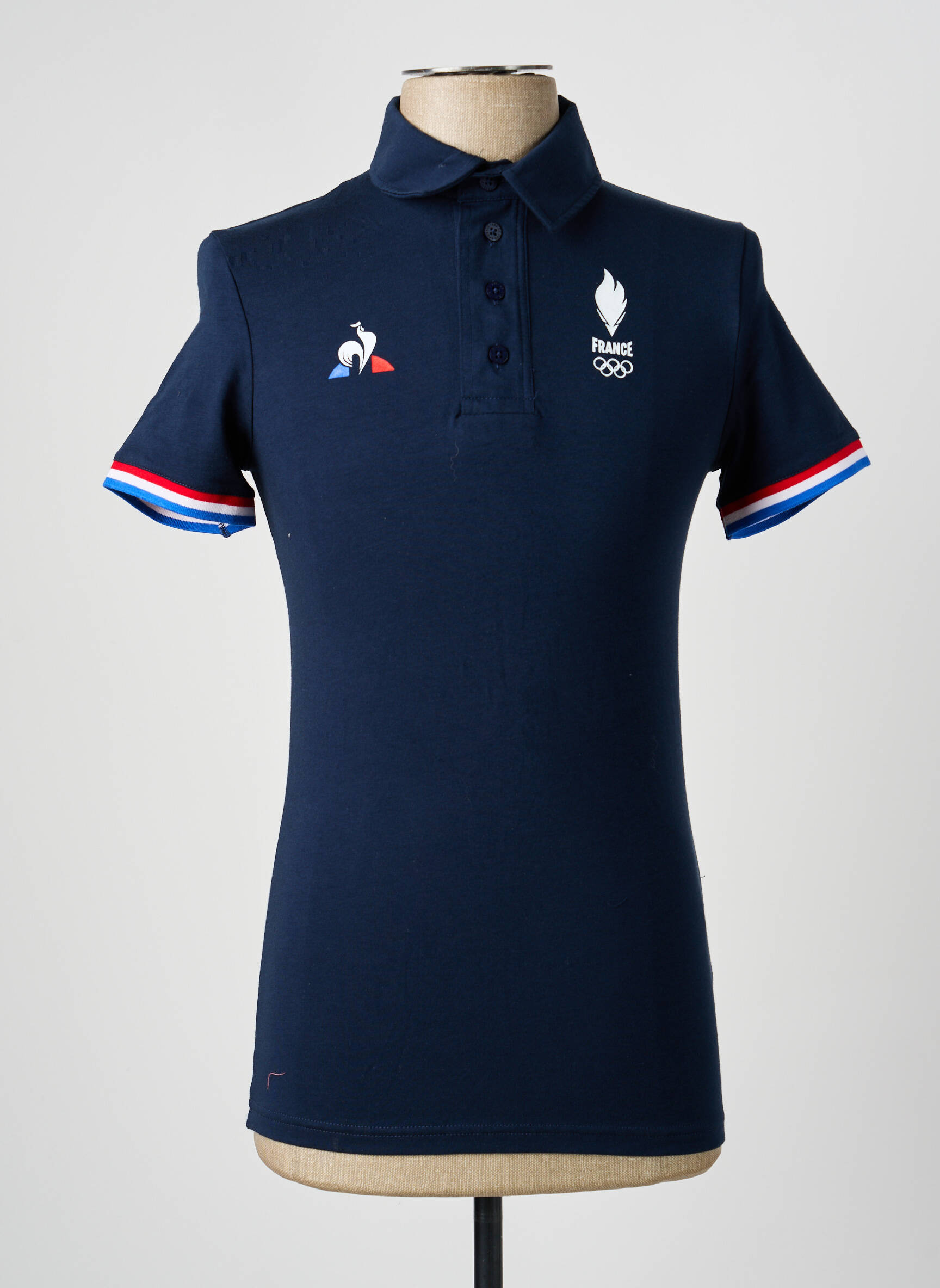 Polo sietspausdinimas trumpas rankovės mėlyna LE COQ SPORTIF vyras