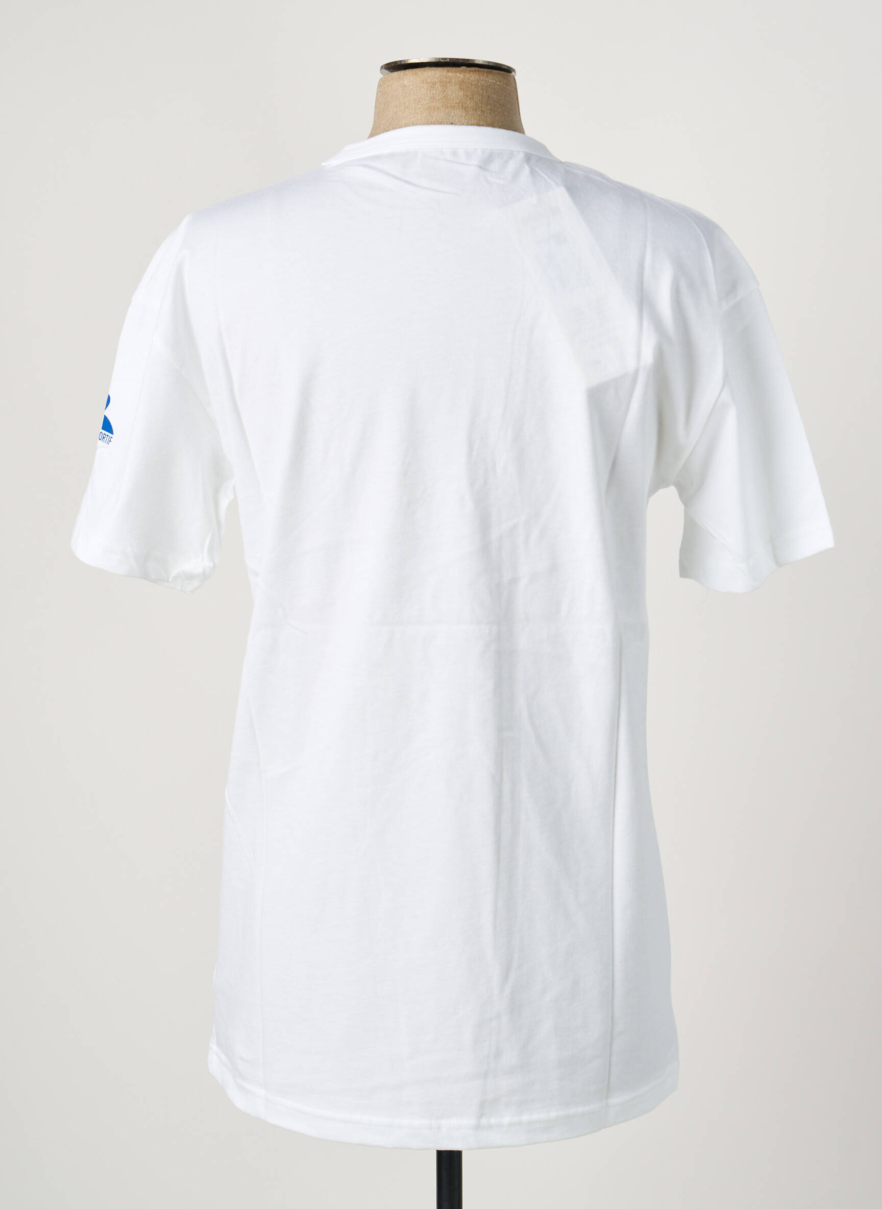 T-marškinys tiesi kirpimas trumpas rankovės baltas LE COQ SPORTIF vyras