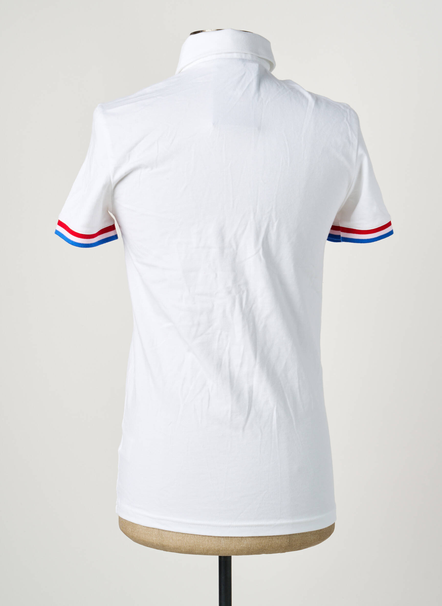 Polo sietspausdinimas trumpas rankovės baltas LE COQ SPORTIF vyras