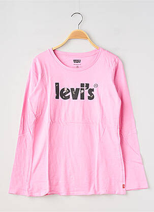 Viršūnė ilgos rankovės ilgos rankovės rožinė LEVI'S mergina