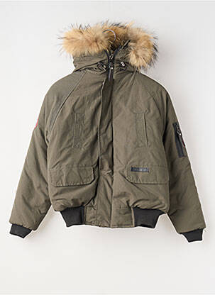 Parka kišenės su gobtuvu žalias NORTHLAND berniukas