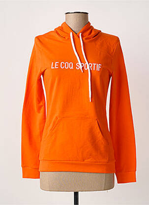 Kapišonas siuvinėjimas ilgos rankovės oranžinė LE COQ SPORTIF moteris
