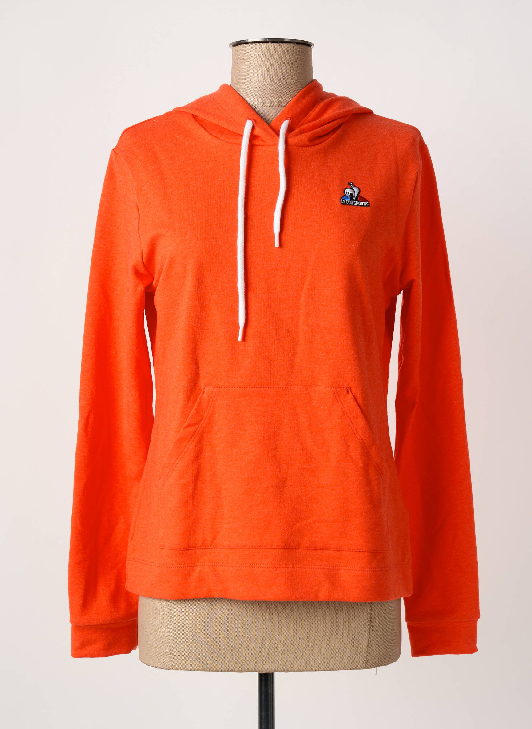 Kapišonas siuvinėjimas ilgos rankovės oranžinė LE COQ SPORTIF moteris