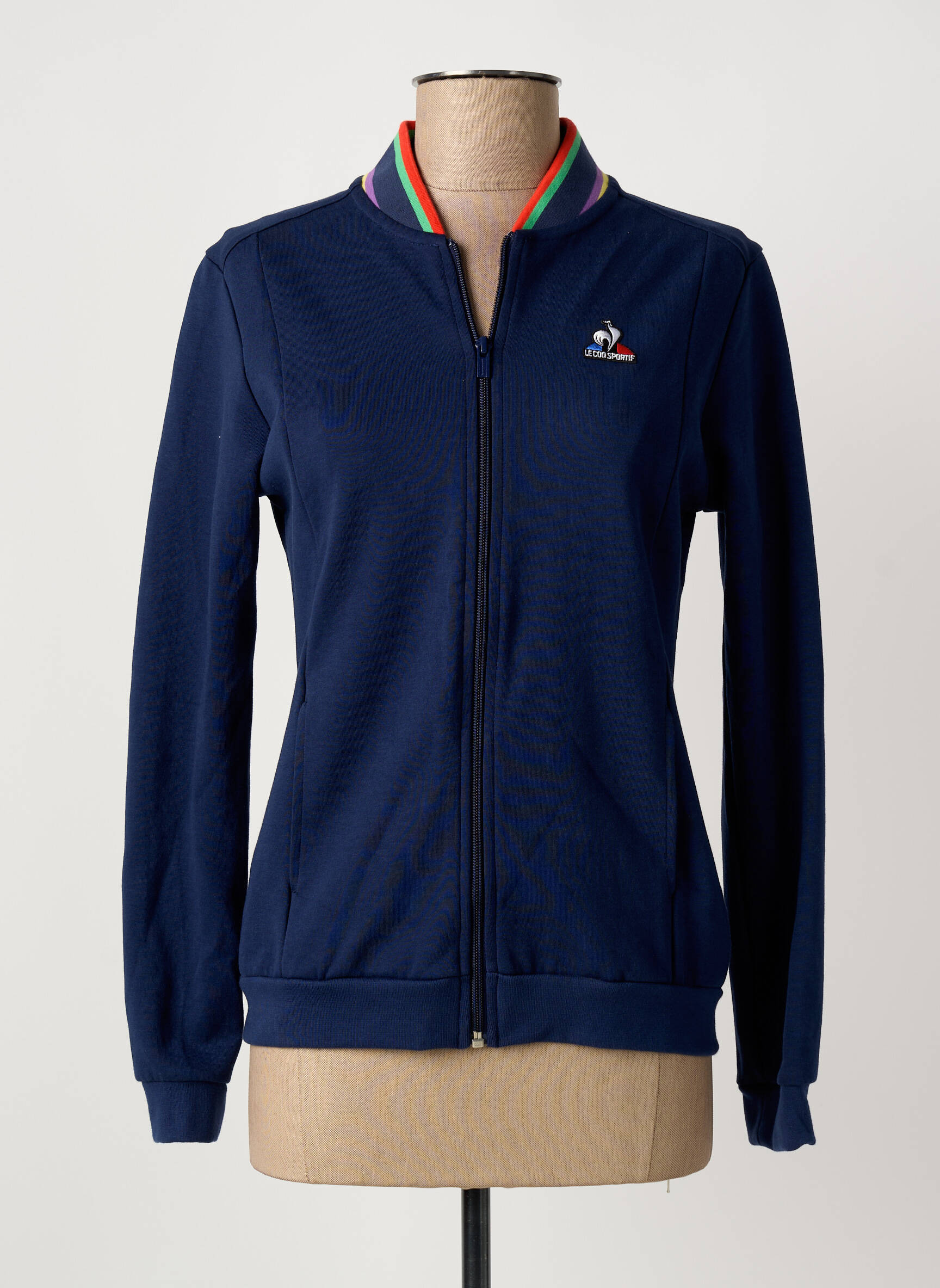 Kasdienis švarkas apvalus kaklas mėlyna LE COQ SPORTIF moteris