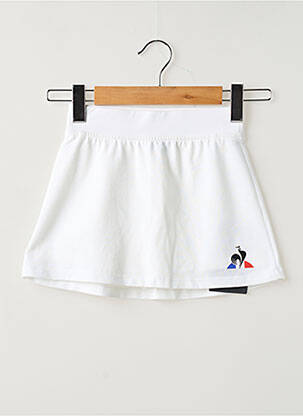 Šortų sijonas trapecijos kirpimas baltas LE COQ SPORTIF moteris