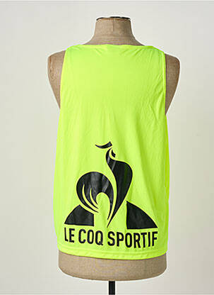 Marškiniai be rankovių centrinė iškirptė be rankų geltona LE COQ SPORTIF vyras