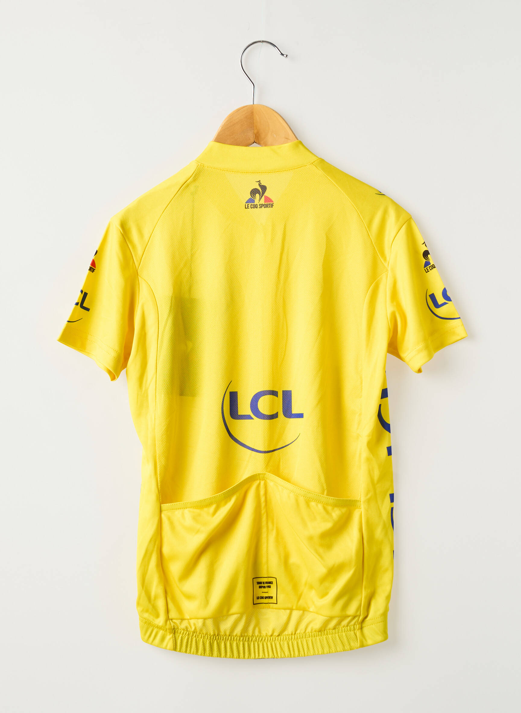 T-marškinys tamprumas trumpas rankovės geltona LE COQ SPORTIF vaikas