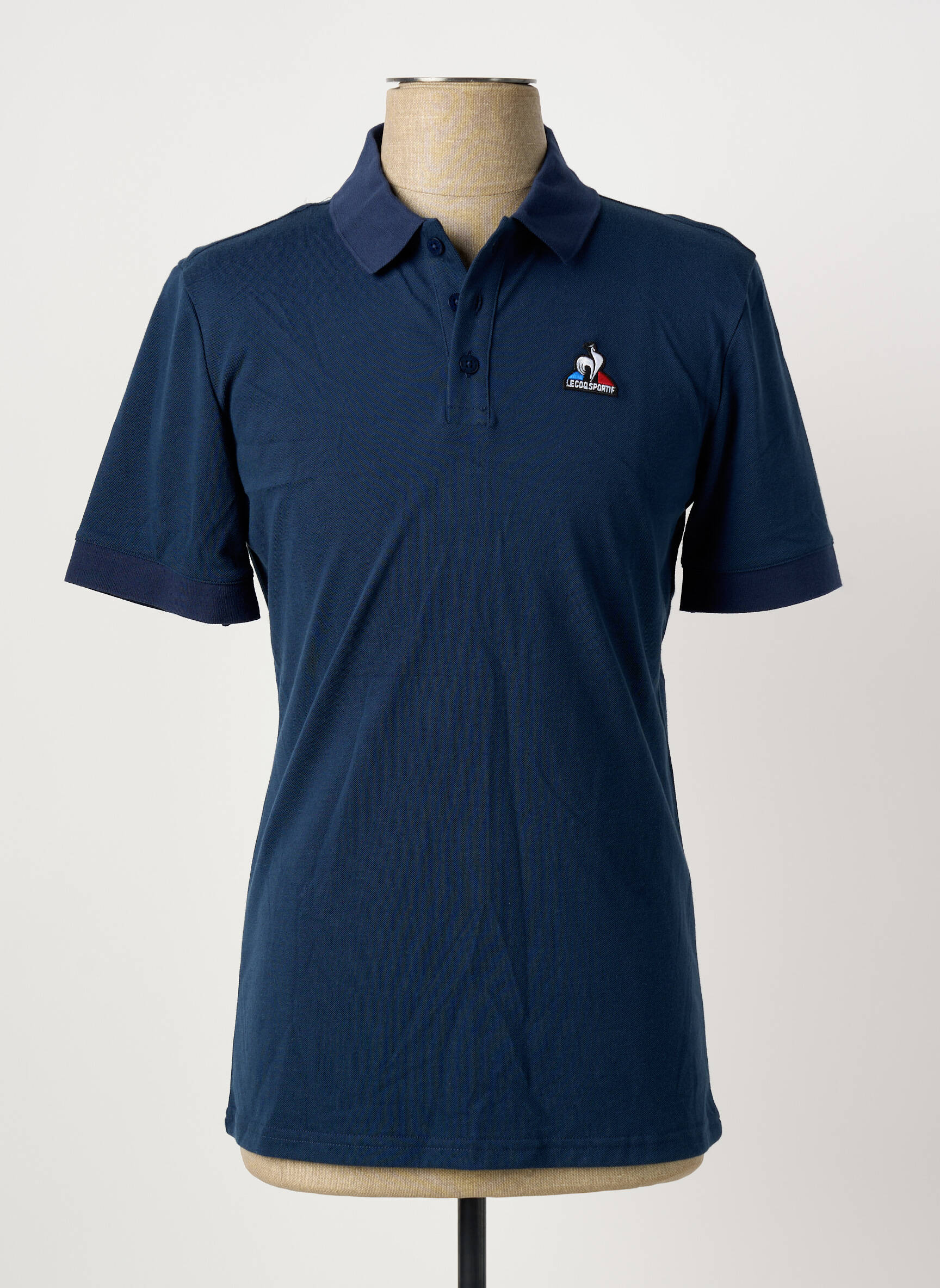 Polo centrinė iškirptė trumpas rankovės mėlyna LE COQ SPORTIF vyras