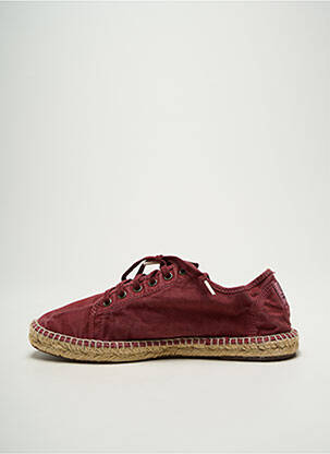 Espadrilės šnervių uždarymas plokščias kulnas iki 3 cm violetinis NATURAL WORLD moteris