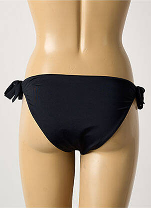 Maudymosi kelnaitės satino audinys bikini juodas SWEET SECRET moteris