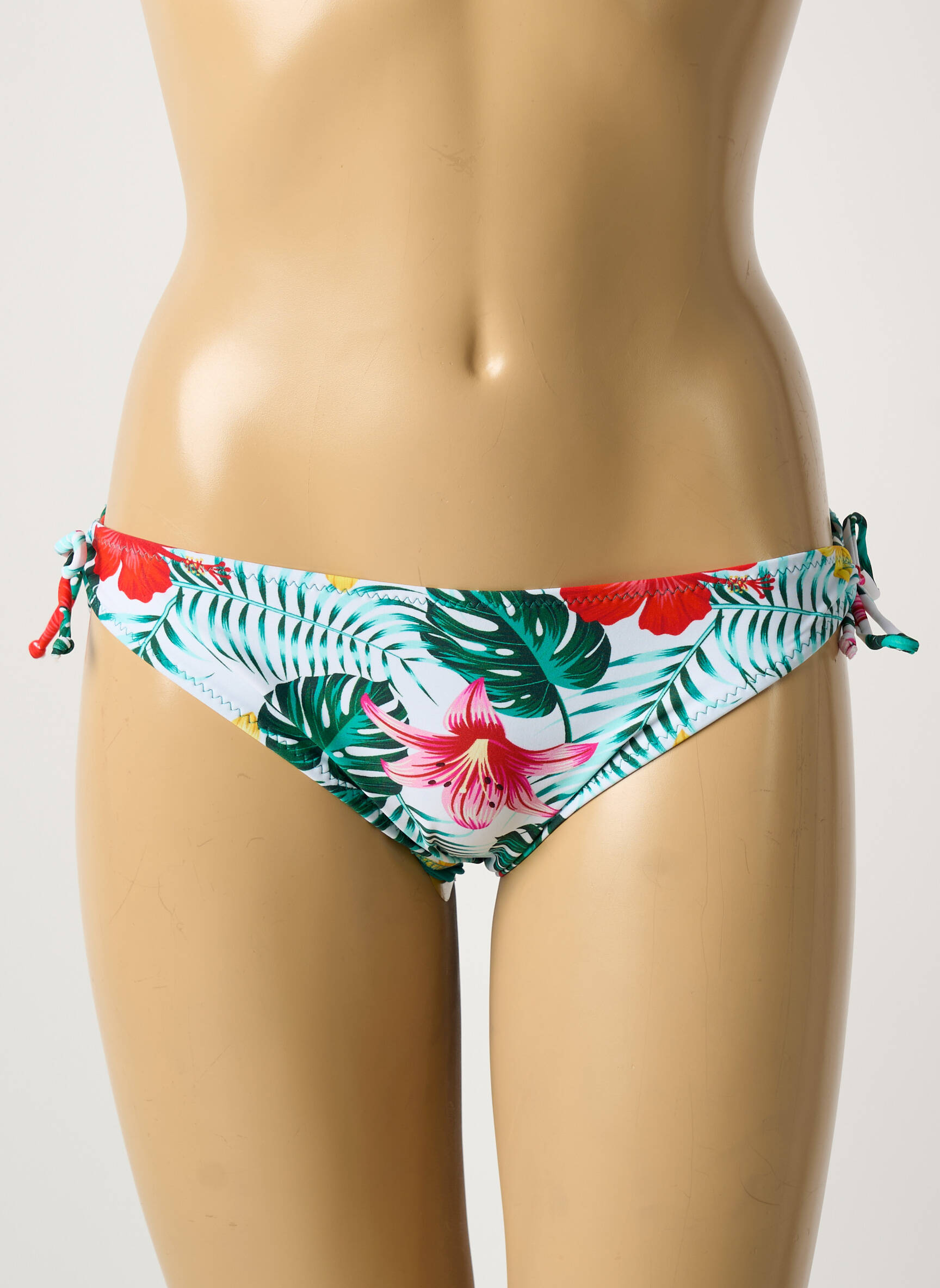 Maudymosi kelnaitės gėlių raštas bikini žalias VERY ZEN moteris