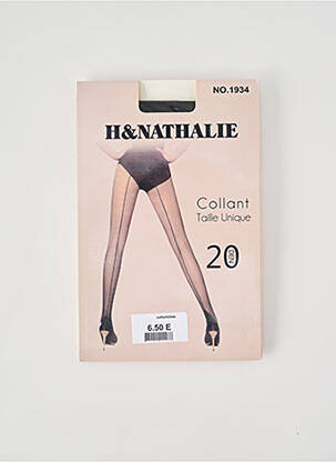 Kojinės tamprumas juodas H.NATHALIE moteris