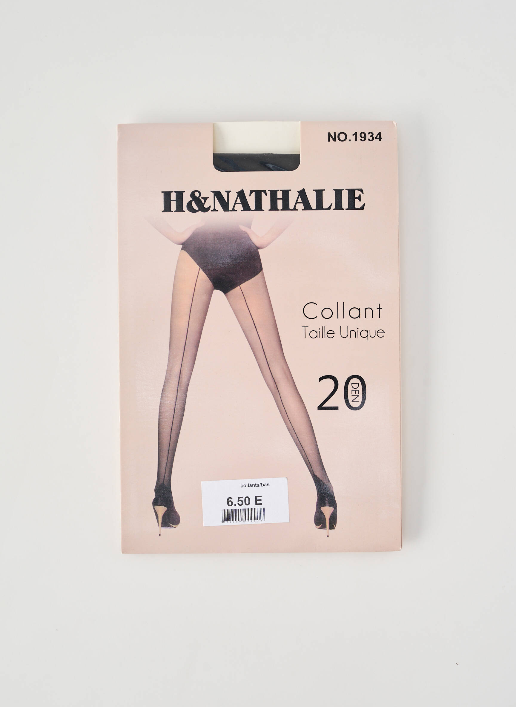 Kojinės tamprumas juodas H.NATHALIE moteris