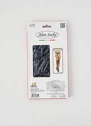 Bas fantazijos raštas juodas ALAN SOCKS moteris