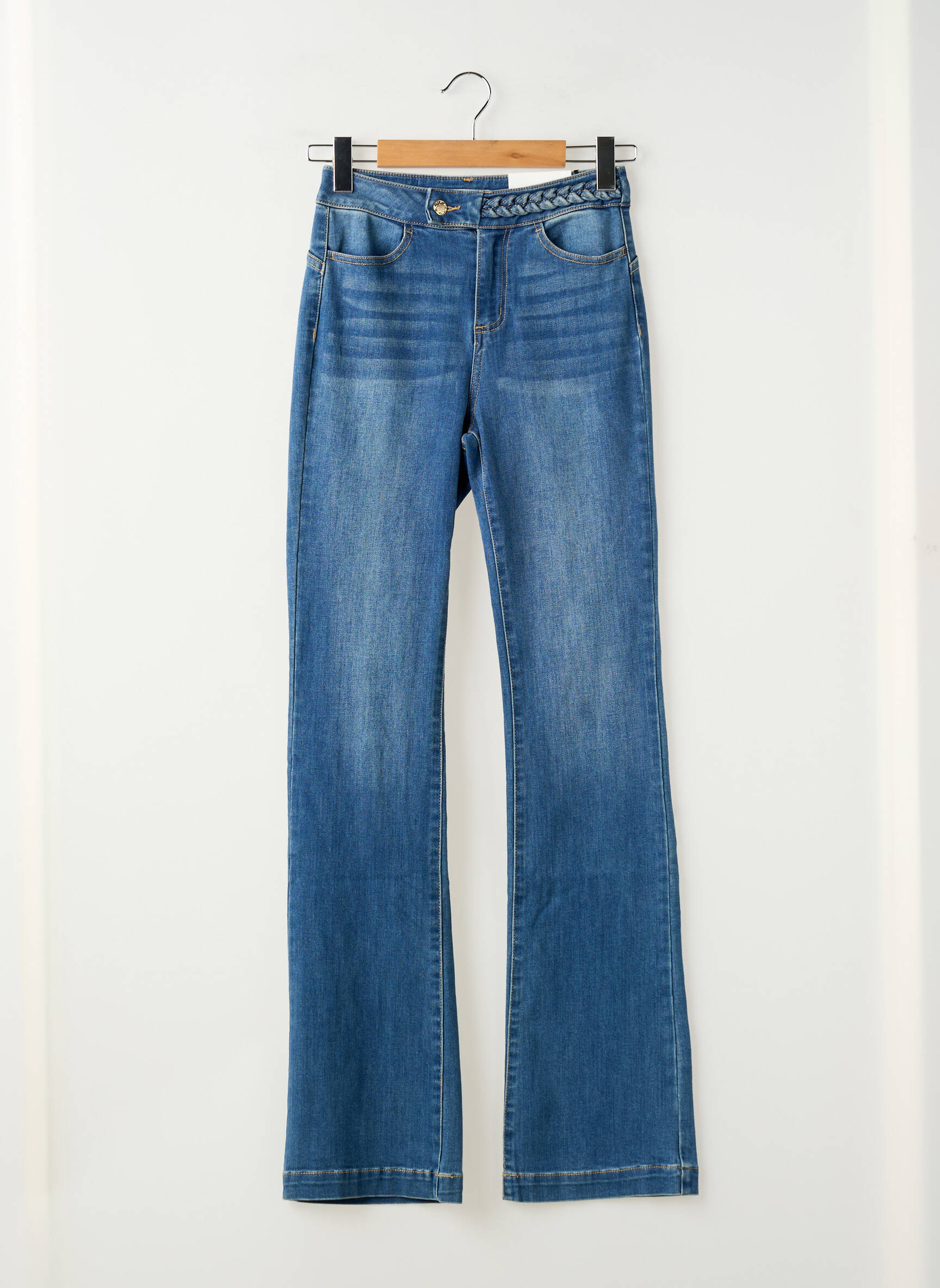 Bootcut džinsai normala dydis normala dydis mėlyna MORGAN moteris