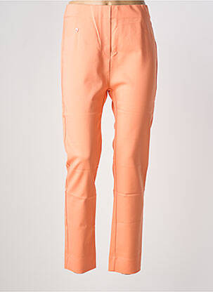 Jegging jersey audinys aukšta talija oranžinė MARBLE moteris
