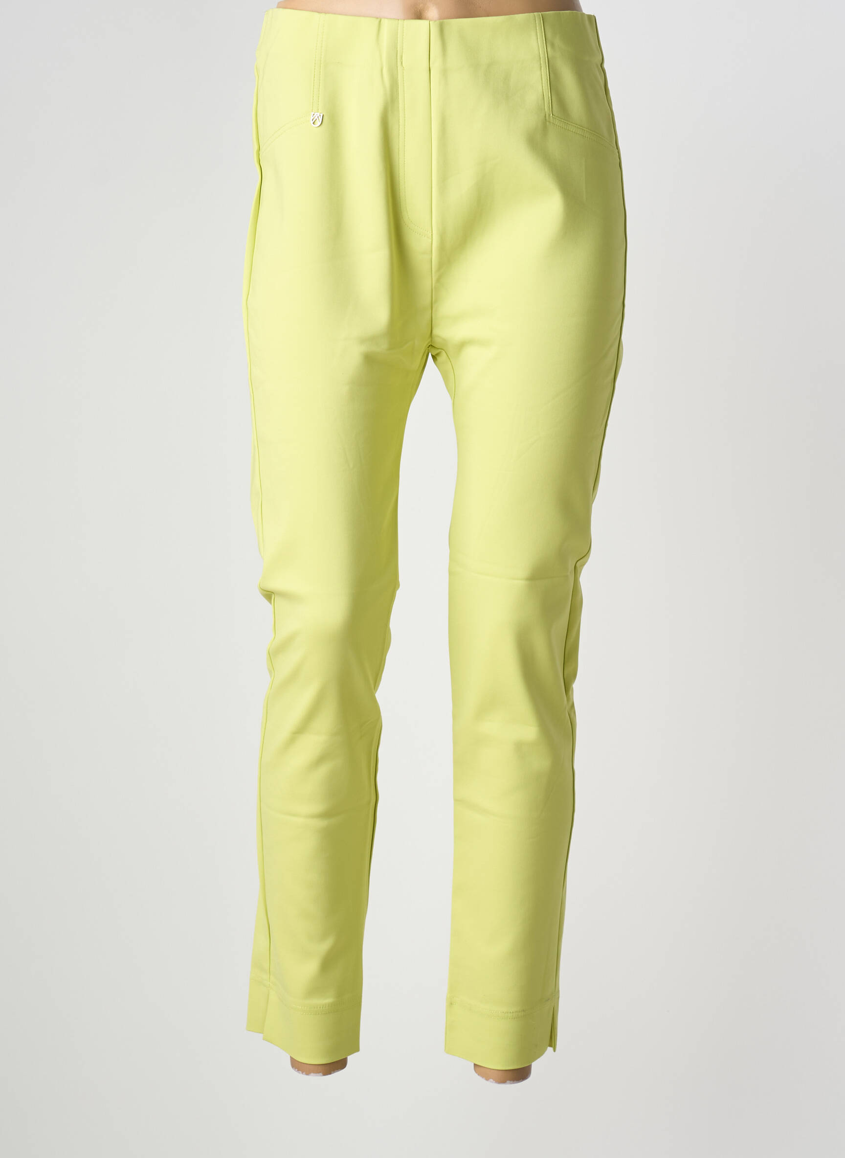 Jegging jersey audinys aukšta talija žalias MARBLE moteris