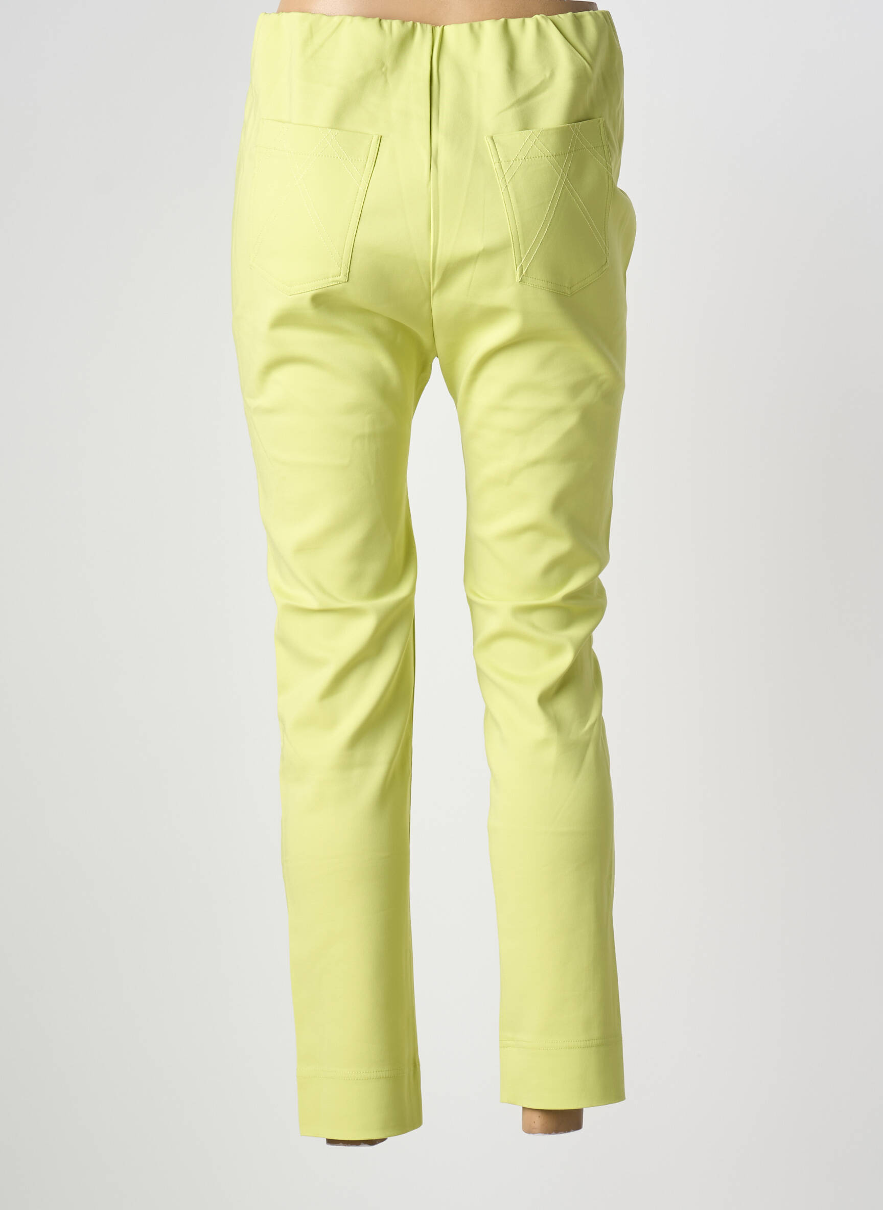 Jegging jersey audinys aukšta talija žalias MARBLE moteris