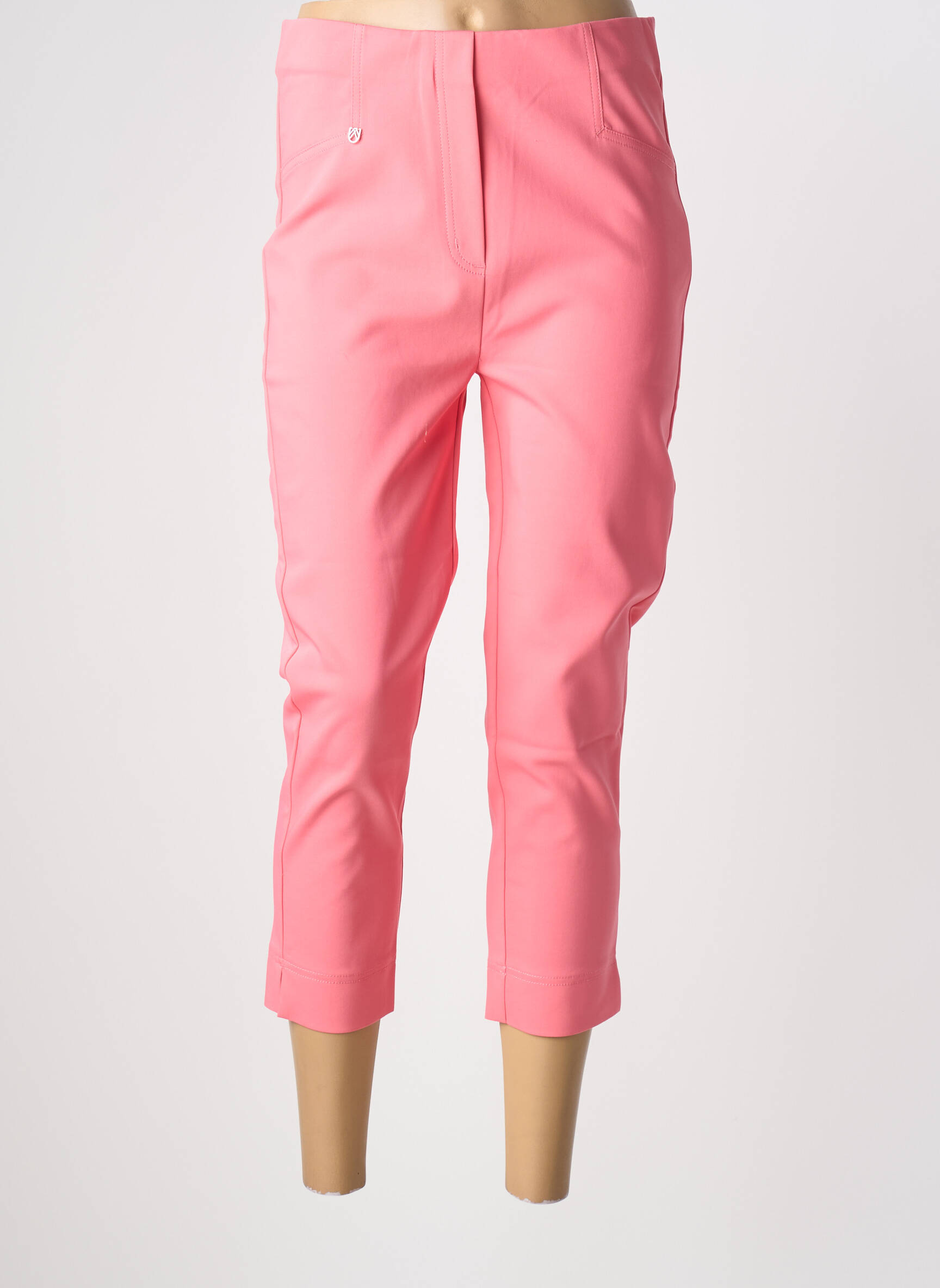 Jegging jersey audinys aukšta talija šviesiai rožinė MARBLE moteris