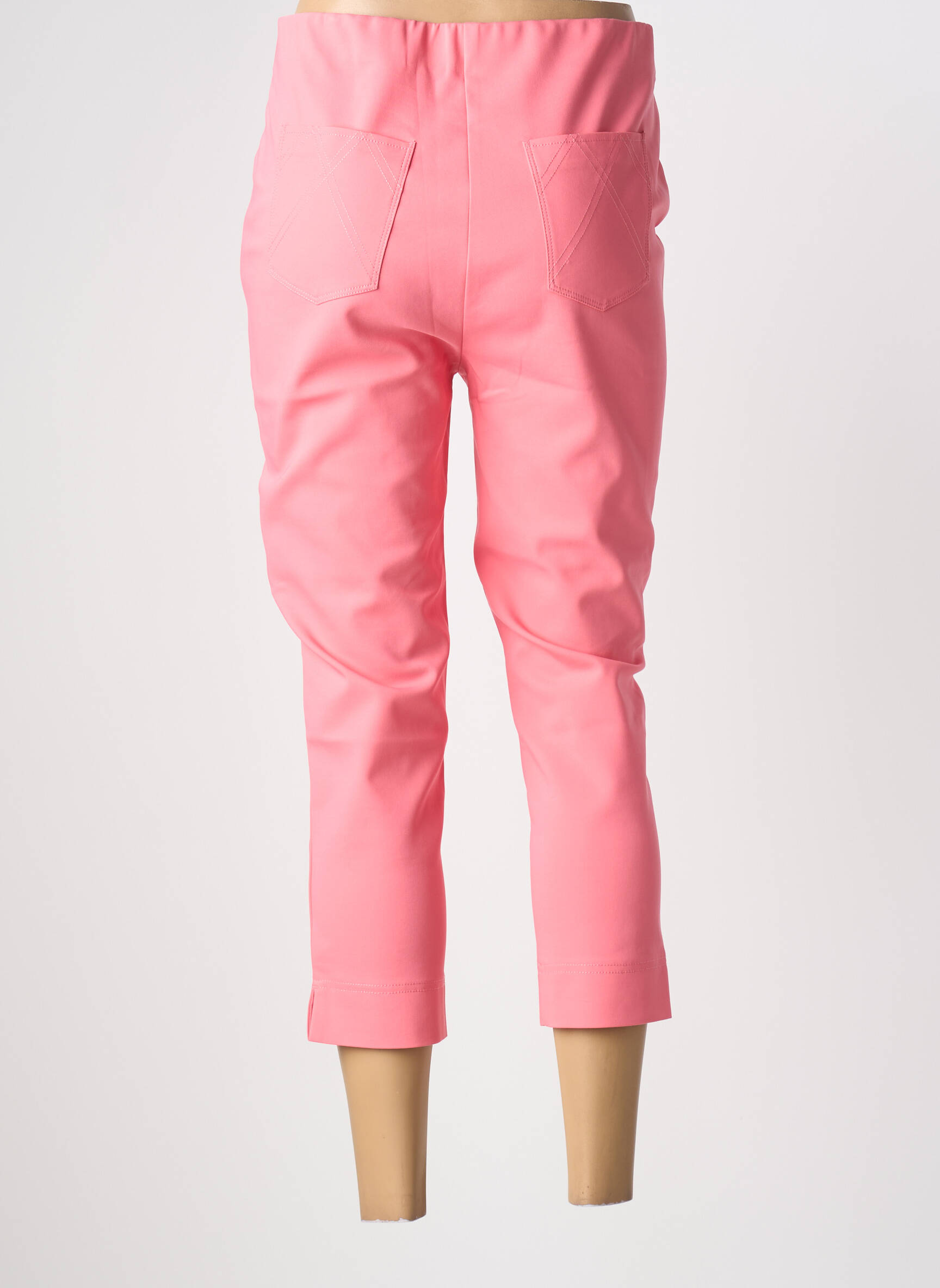 Jegging jersey audinys aukšta talija šviesiai rožinė MARBLE moteris