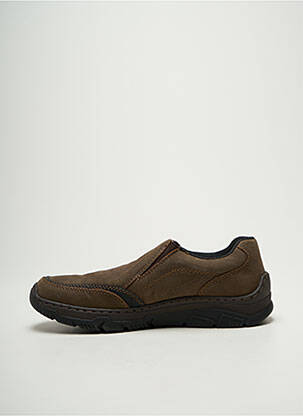 Slip-on batai apvalus mygtukas apvalus mygtukas rudas RIEKER vyras