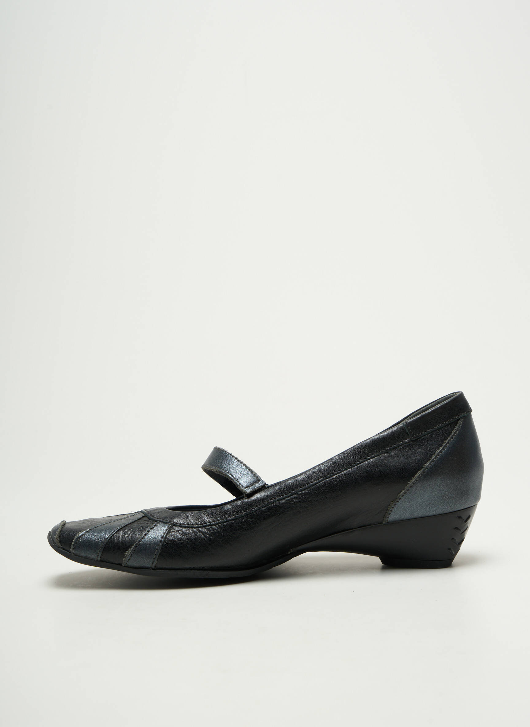 Balerinos velcro užsegimas plokščias kulnas iki 3 cm juodas LUXAT moteris