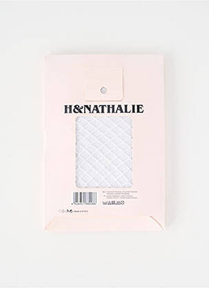 Kojinės tamprumas baltas H.NATHALIE moteris