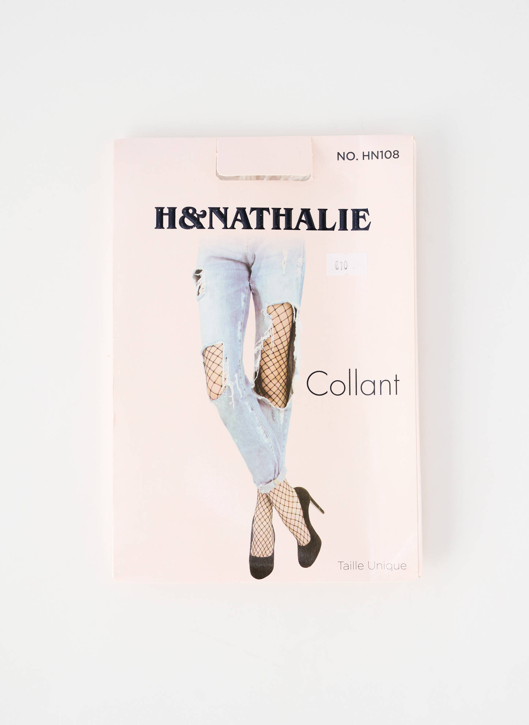 Kojinės tamprumas baltas H.NATHALIE moteris