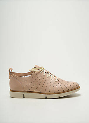 Bėgimo bateliai lygus medžiaga plokščias kulnas iki 3 cm rožinė CLARKS moteris