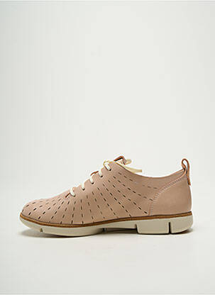 Bėgimo bateliai lygus medžiaga plokščias kulnas iki 3 cm rožinė CLARKS moteris