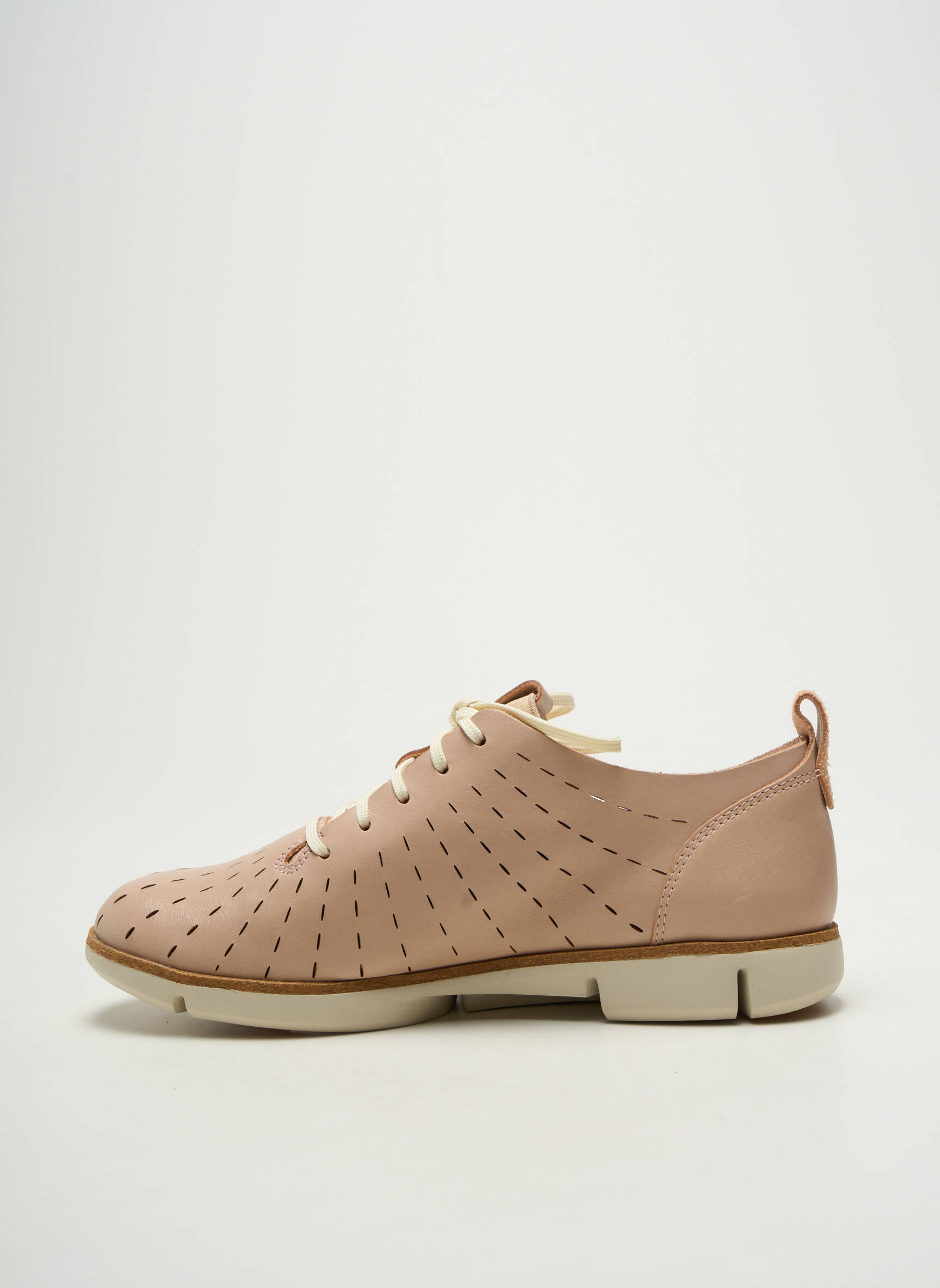 Bėgimo bateliai lygus medžiaga plokščias kulnas iki 3 cm rožinė CLARKS moteris