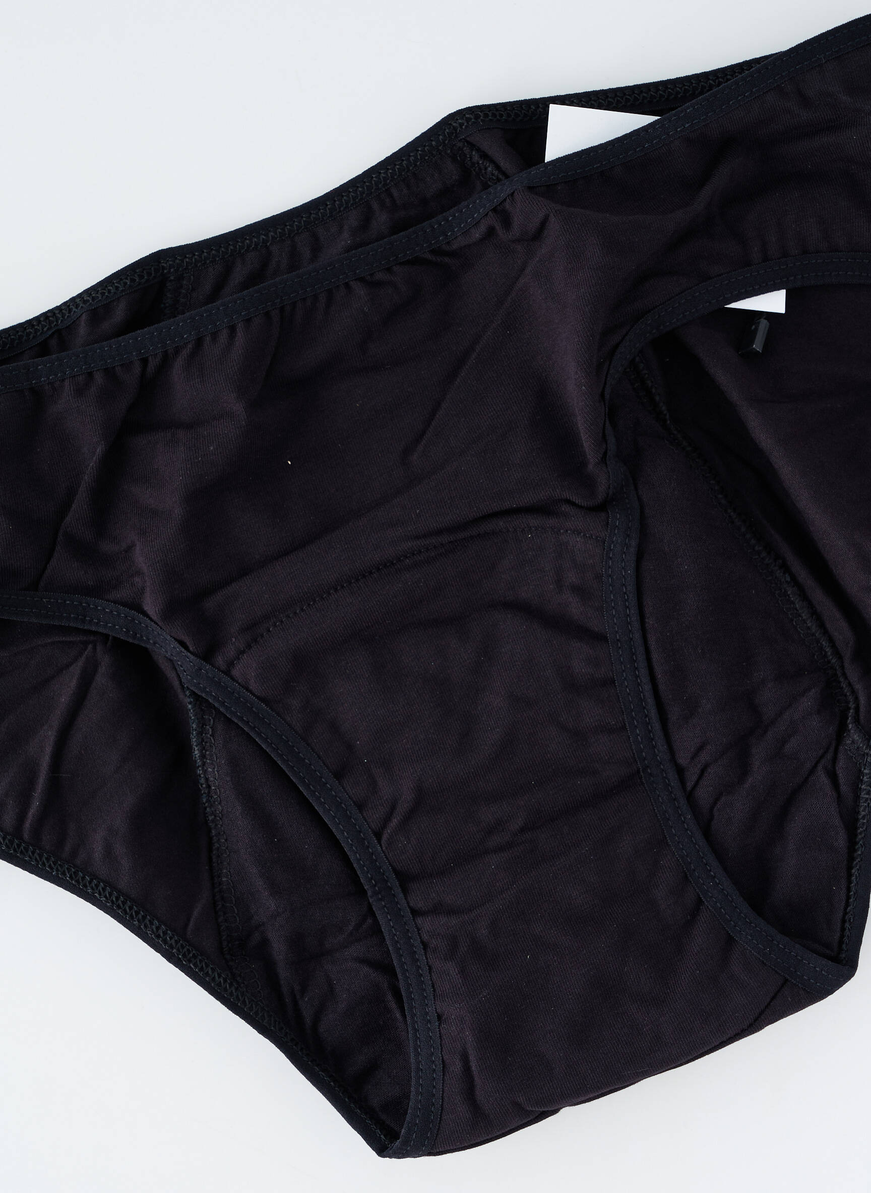 Menstruacinė kelnaitė jersey audinys juodas LA CULOTTE PARISIENNE moteris