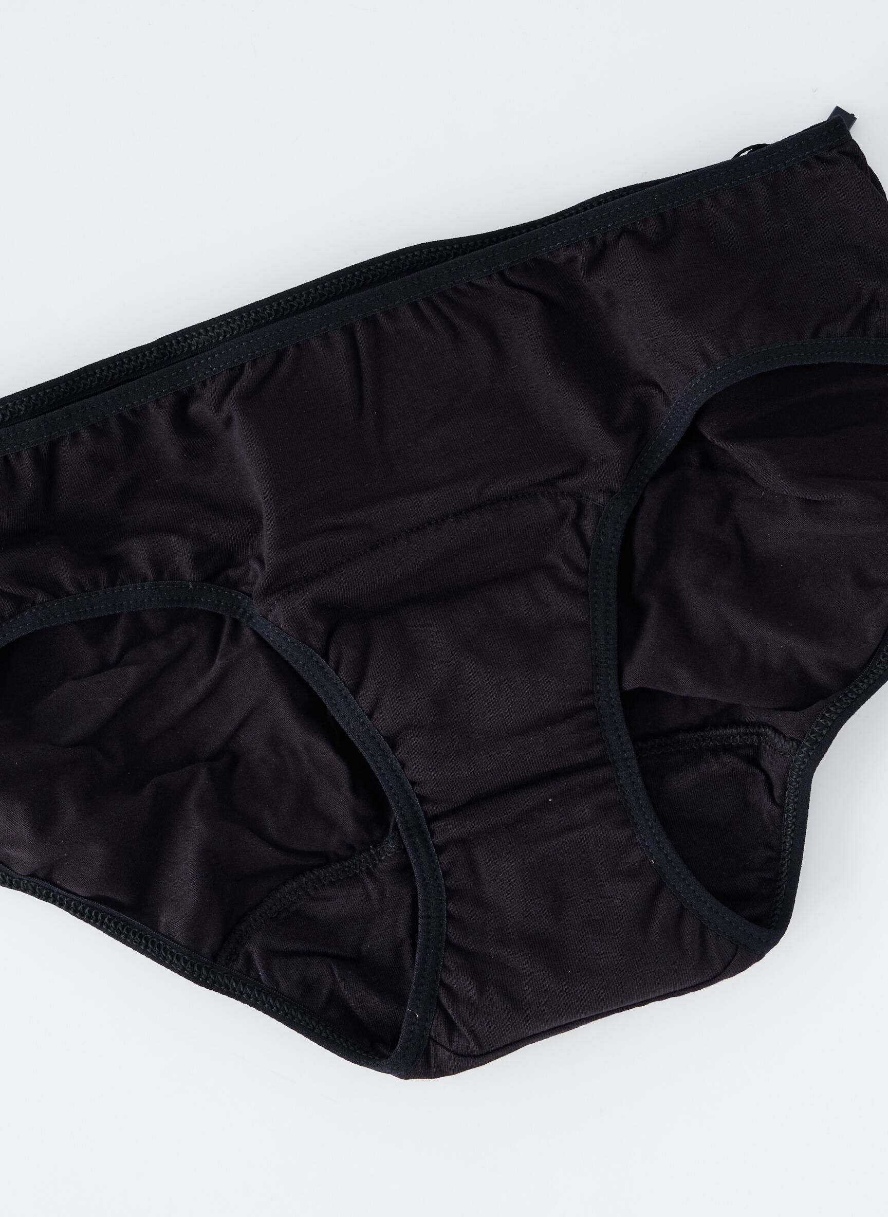 Menstruacinė kelnaitė jersey audinys juodas LA CULOTTE PARISIENNE moteris