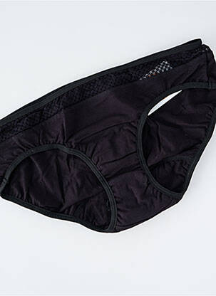 Menstruacinė kelnaitė jersey audinys juodas LA CULOTTE PARISIENNE moteris