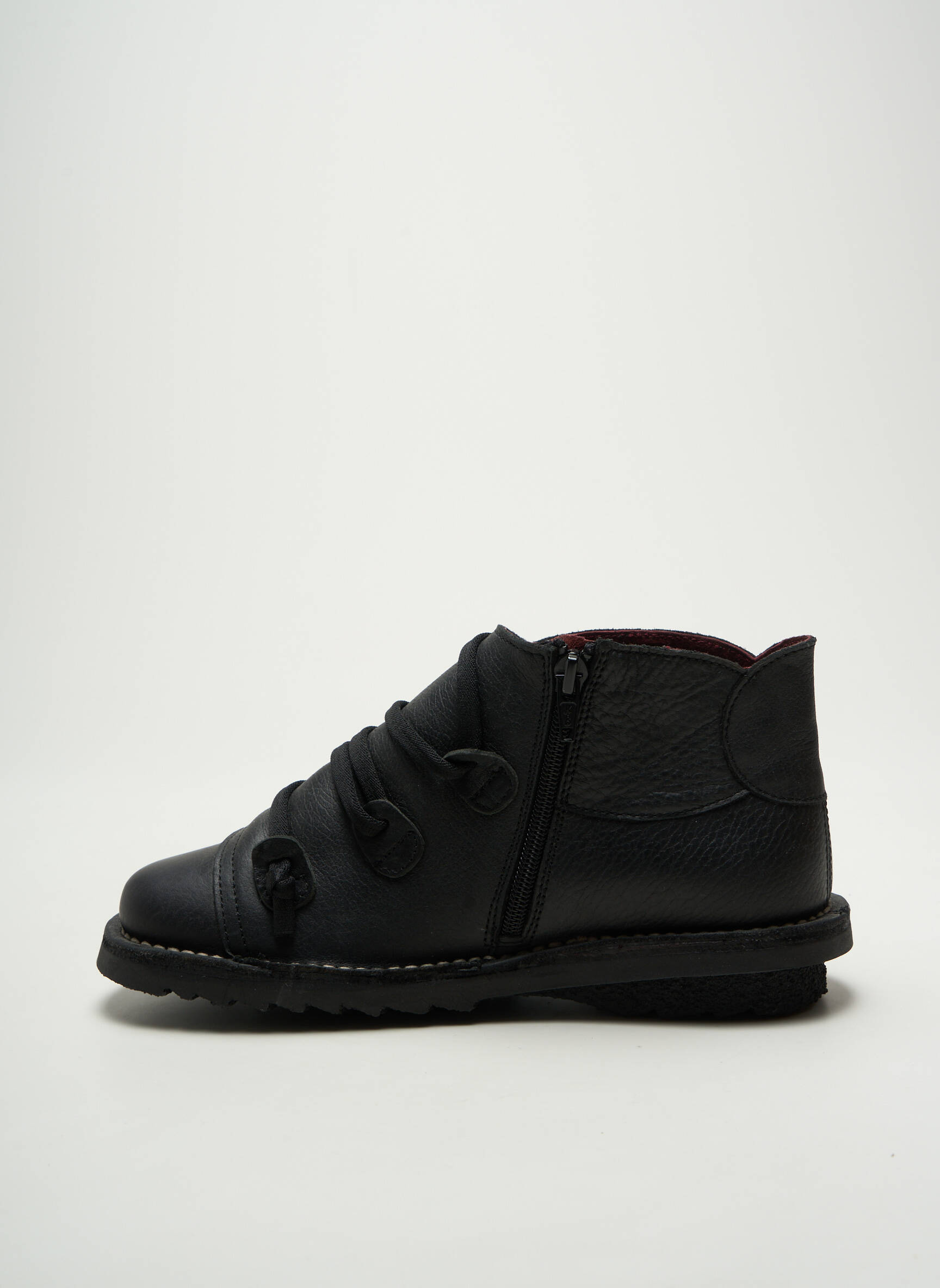 Batai/botai satino audinys plokščias kulnas iki 3 cm juodas ALCE SHOES moteris