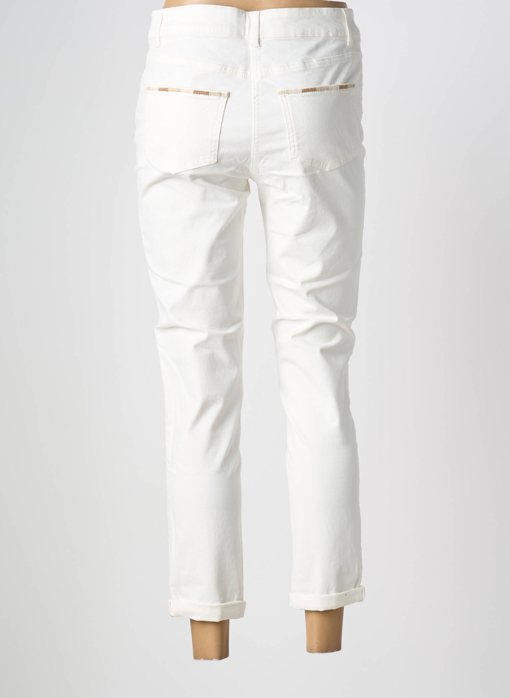 7/8 kelnės tamprumas normala dydis baltas MPC (MA PETITE CAPSULE) moteris