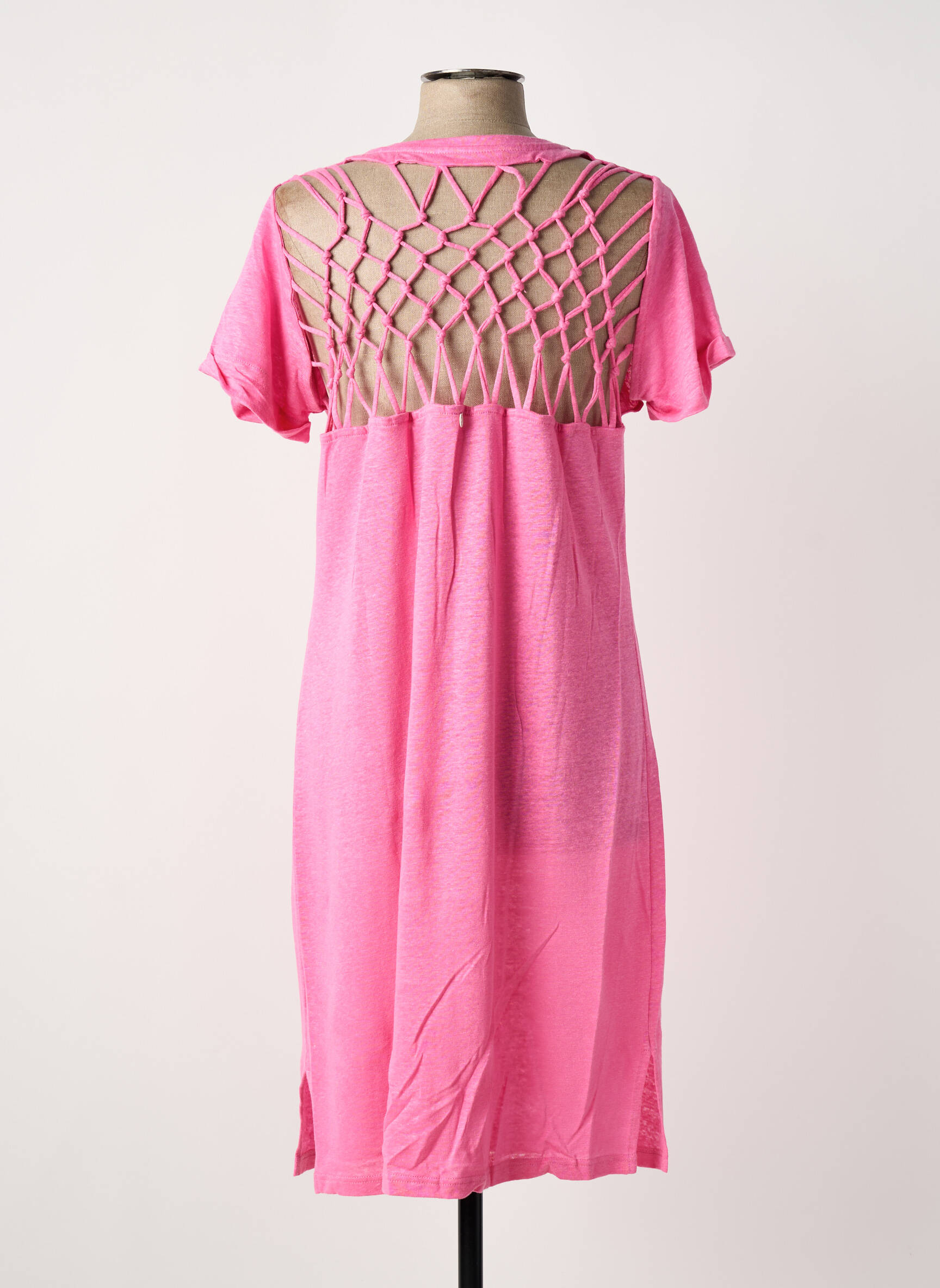Pusilgių suknelė trumpas rankovės trumpas rankovės rožinė MPC (MA PETITE CAPSULE) moteris