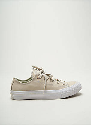 Bėgimo bateliai apvalus mygtukas plokščias kulnas iki 3 cm bežinis CONVERSE moteris