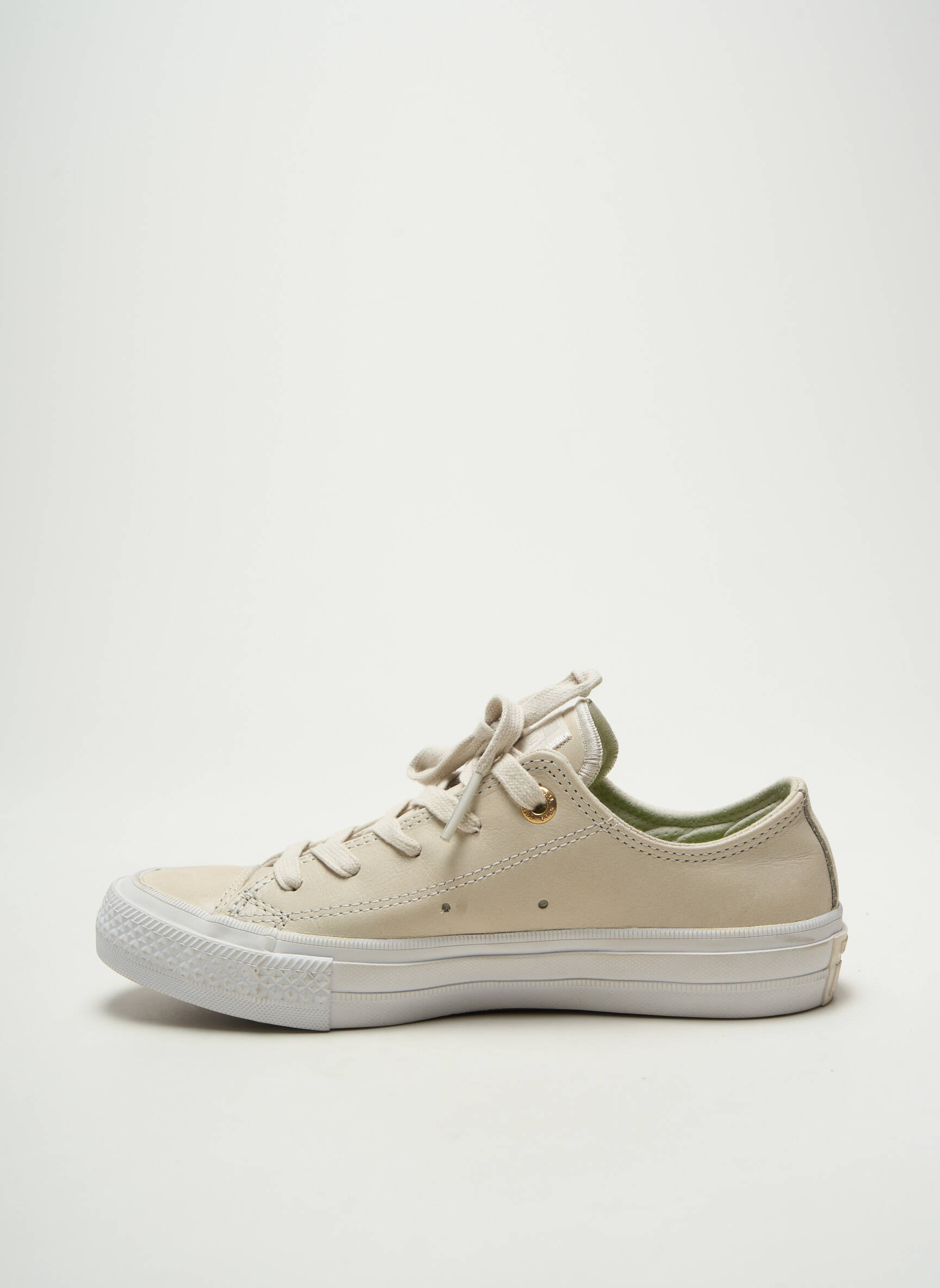 Bėgimo bateliai apvalus mygtukas plokščias kulnas iki 3 cm bežinis CONVERSE moteris