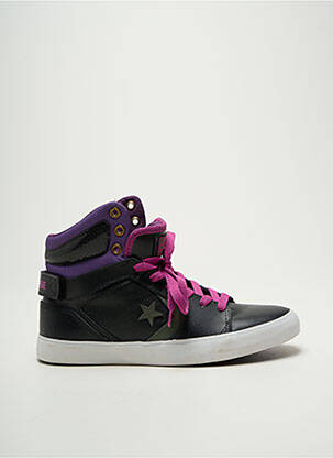 Bėgimo bateliai lygus audinys plokščias kulnas iki 3 cm juodas CONVERSE moteris