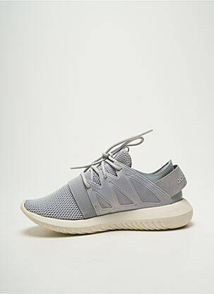 Bėgimo bateliai apvalus mygtukas plokščias kulnas iki 3 cm pilka ADIDAS moteris